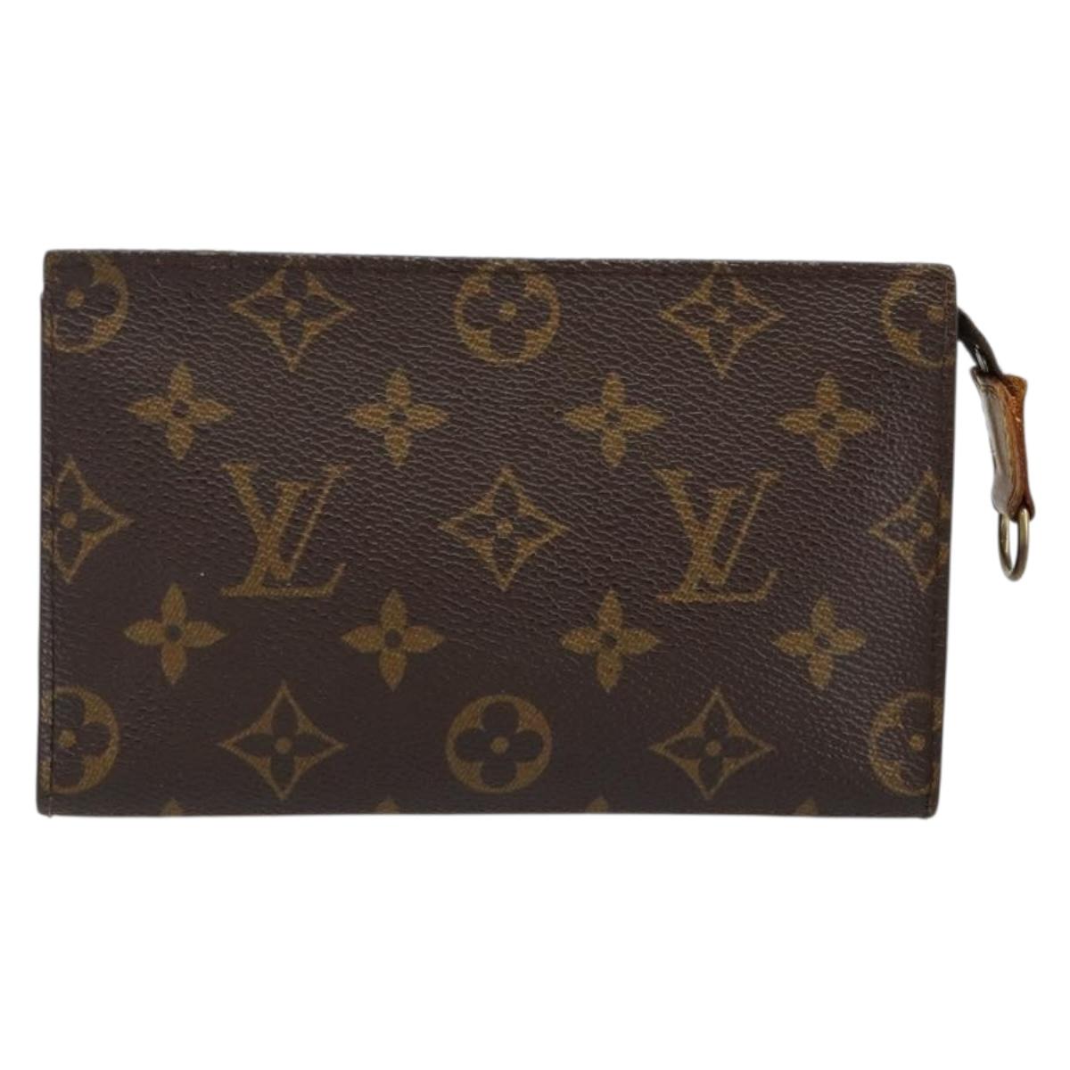 LOUIS VUITTON Monogram Bucket PM Accessory Pouch LV Auth 144291