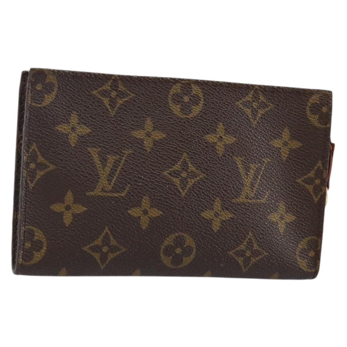 LOUIS VUITTON Monogram Bucket PM Accessory Pouch LV Auth 144293