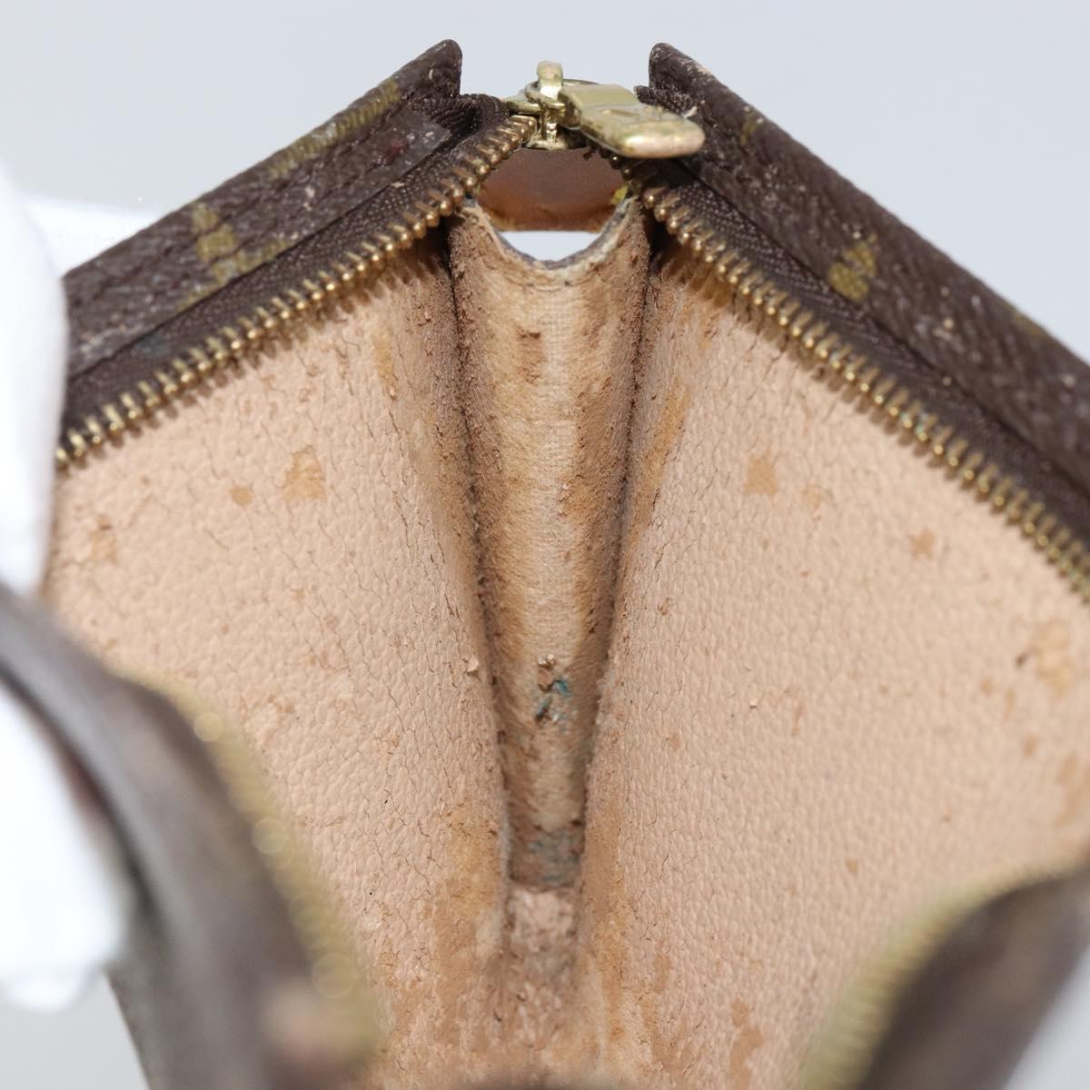 LOUIS VUITTON Monogram Bucket GM Accessory Pouch LV Auth 144294