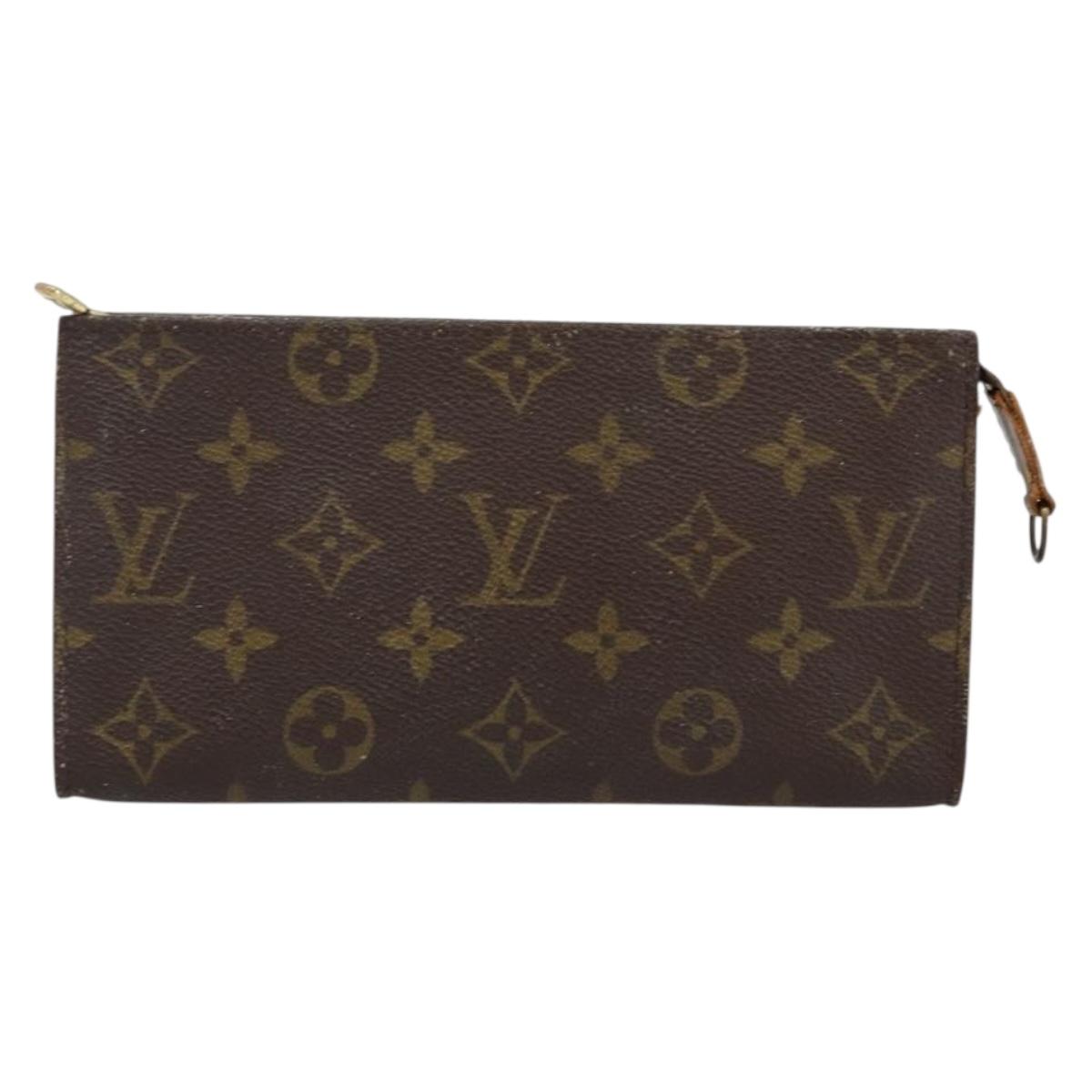 LOUIS VUITTON Monogram Bucket GM Accessory Pouch LV Auth 144294