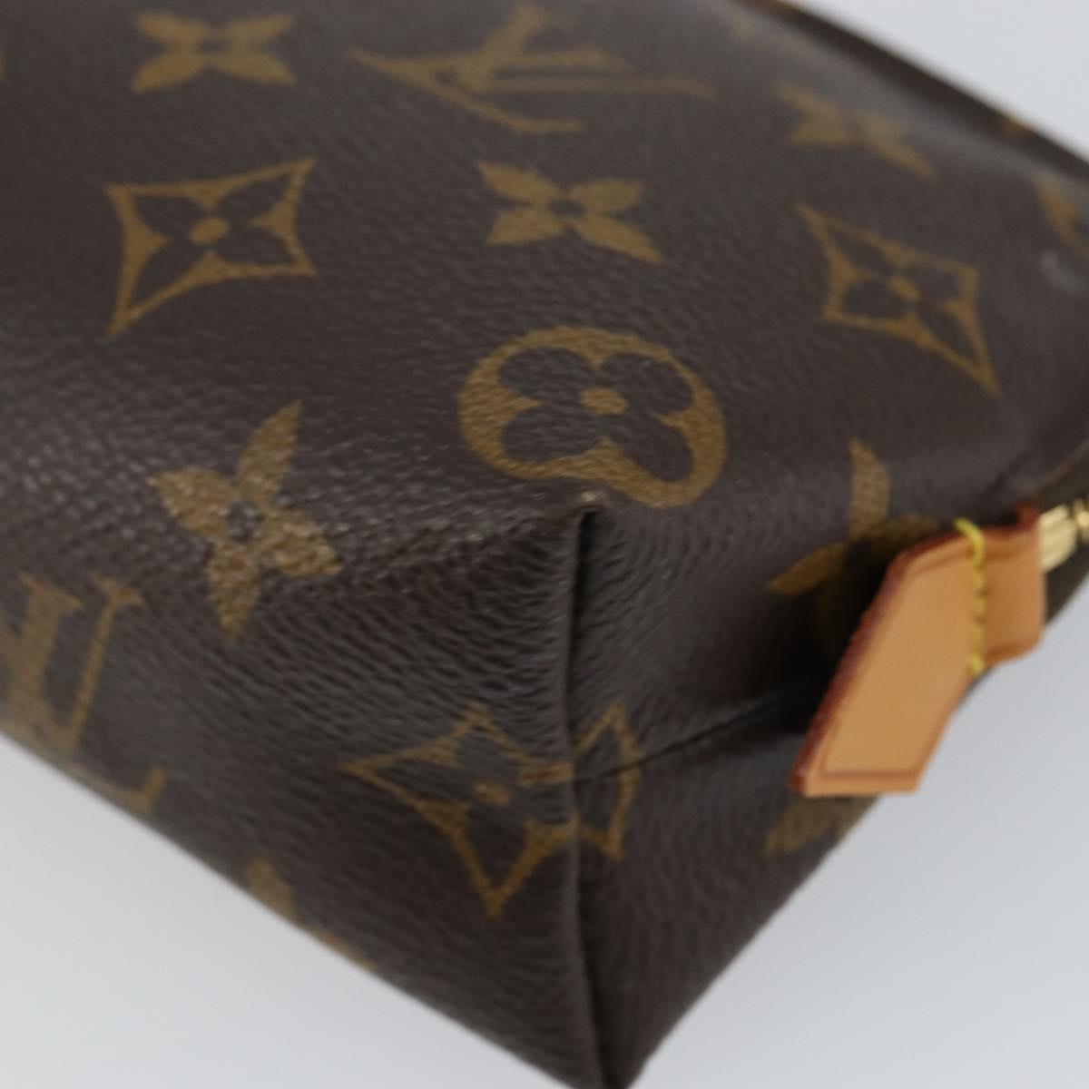 LOUIS VUITTON Monogram Pochette Cosmetic PM Pouch M43998 LV Auth 144295