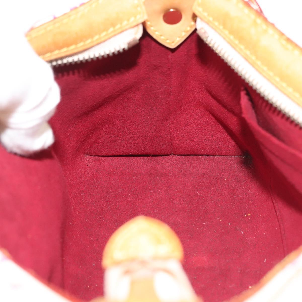 LOUIS VUITTON Monogram Multicolor Eliza Shoulder Bag White M40098 LV Auth 144297