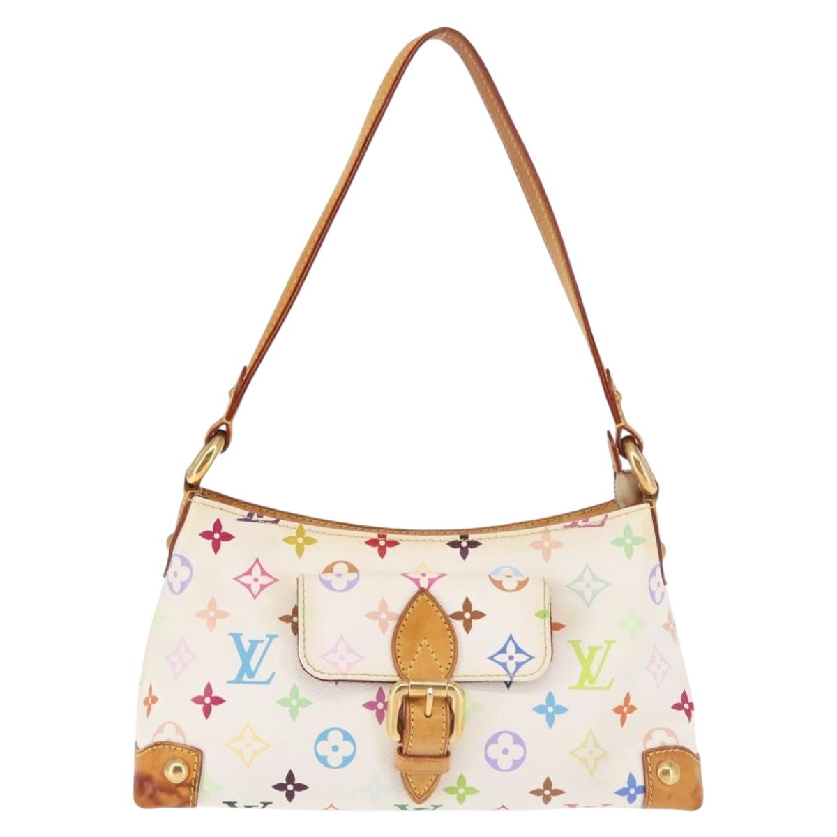 LOUIS VUITTON Monogram Multicolor Eliza Shoulder Bag White M40098 LV Auth 144297