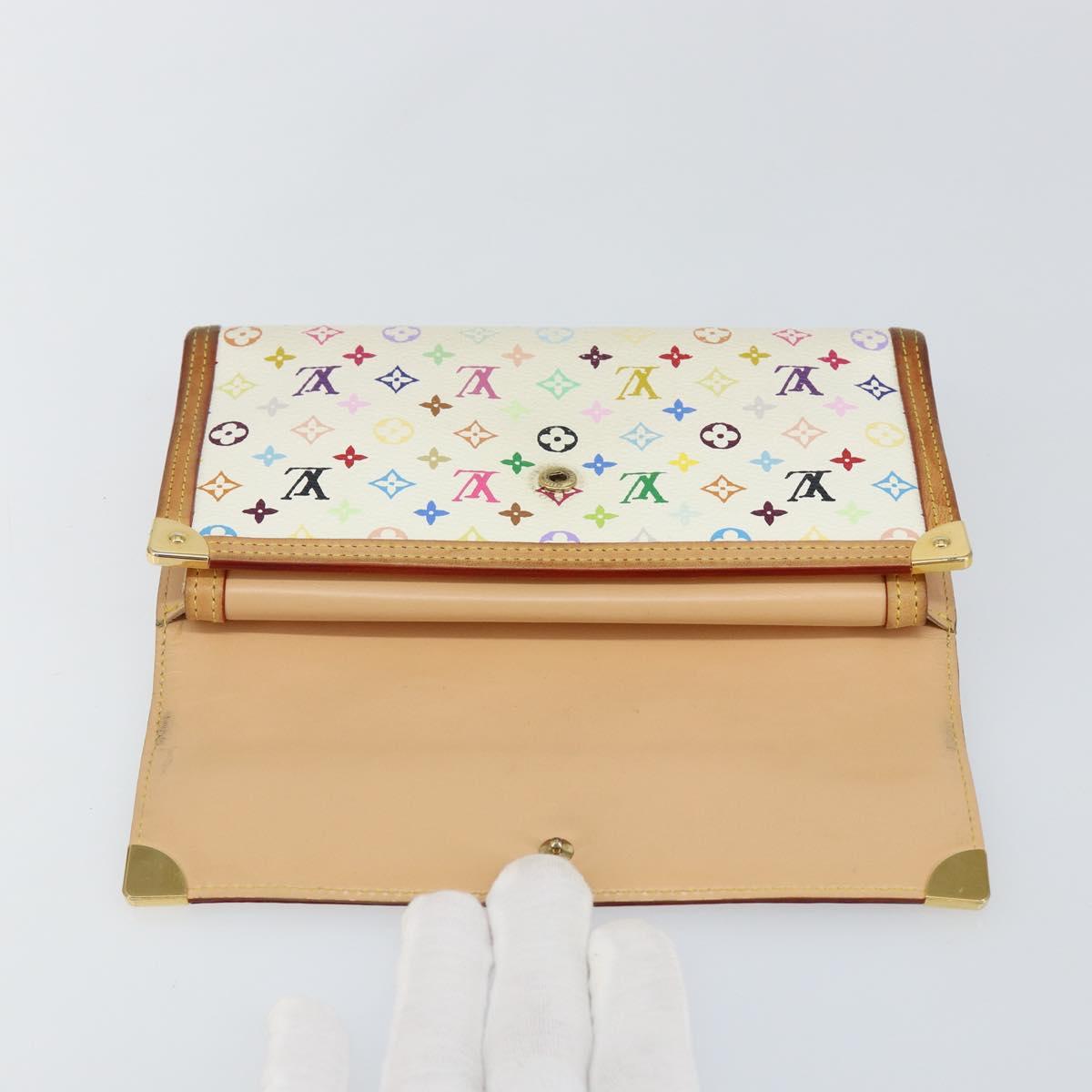 LOUIS VUITTON Multicolor Porte Tresor International Wallet M92659 Auth 144313