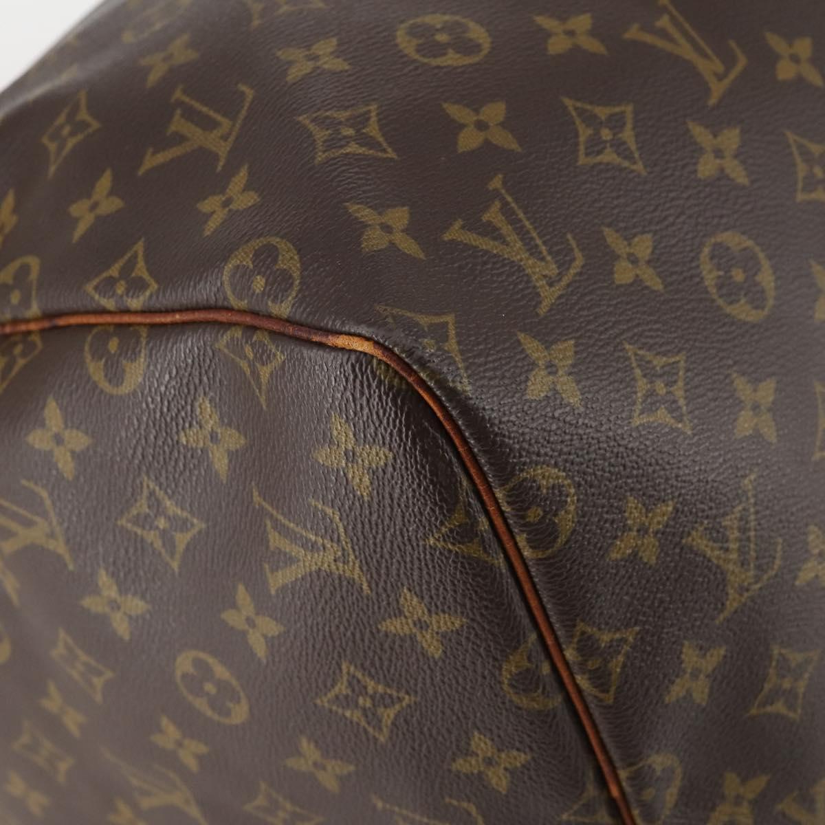 LOUIS VUITTON Monogram Keepall 55 Boston Bag M41424 LV Auth 144324