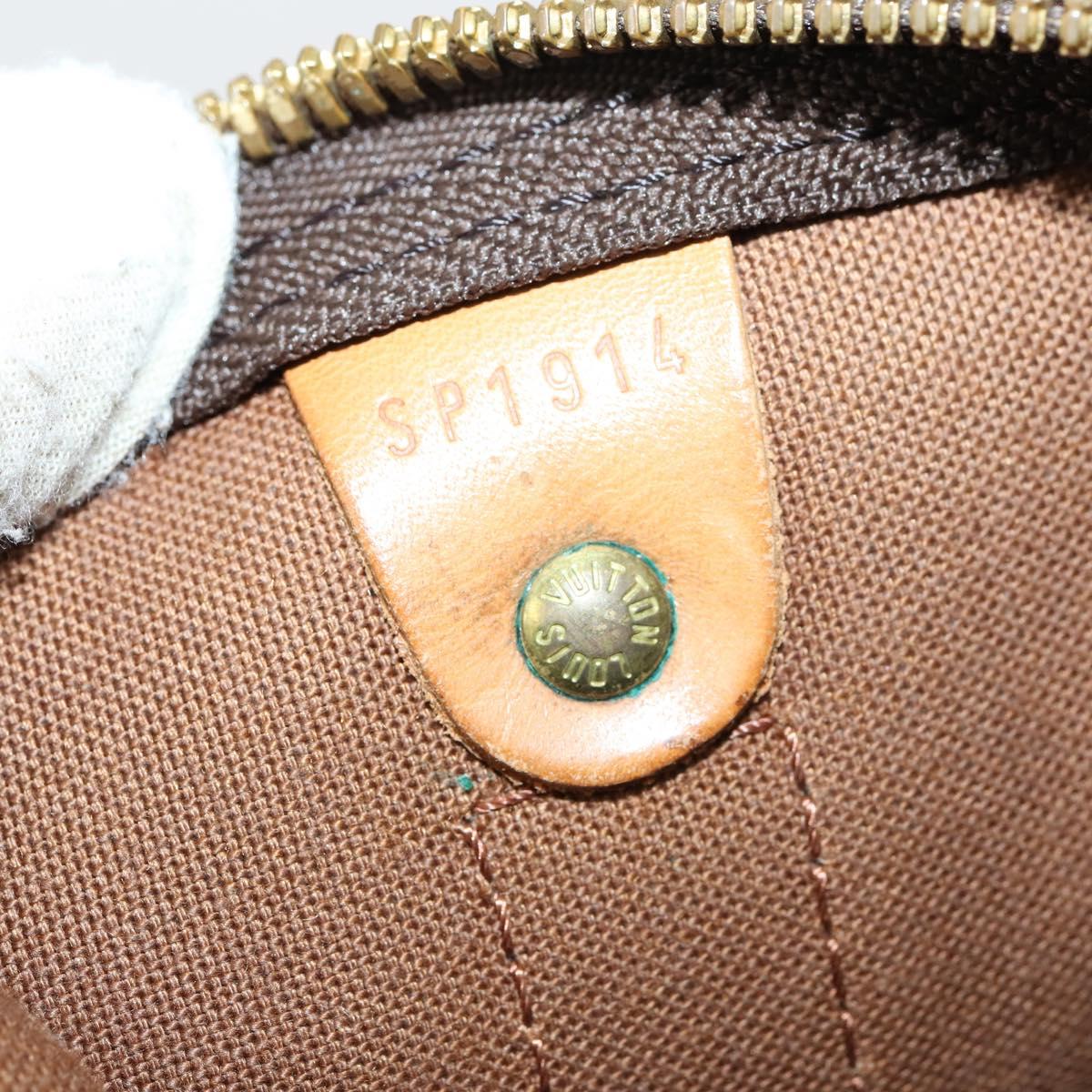 LOUIS VUITTON Monogram Keepall 55 Boston Bag M41424 LV Auth 144324