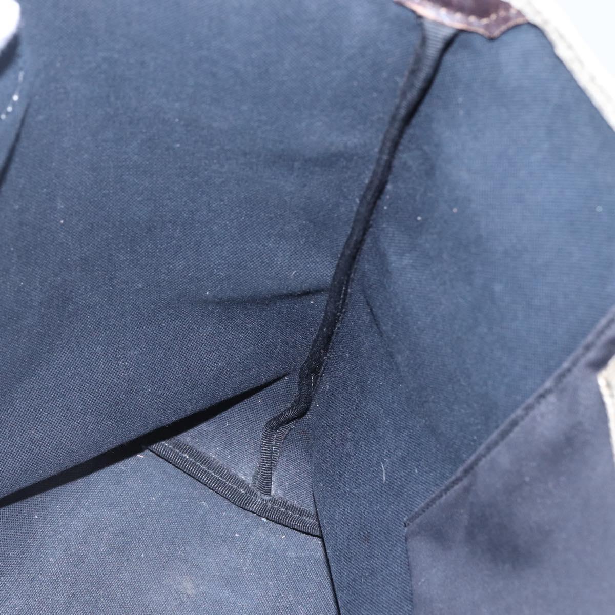 GUCCI GG Supreme Tote Bag PVC Ivory Gold 189896 Auth 144327