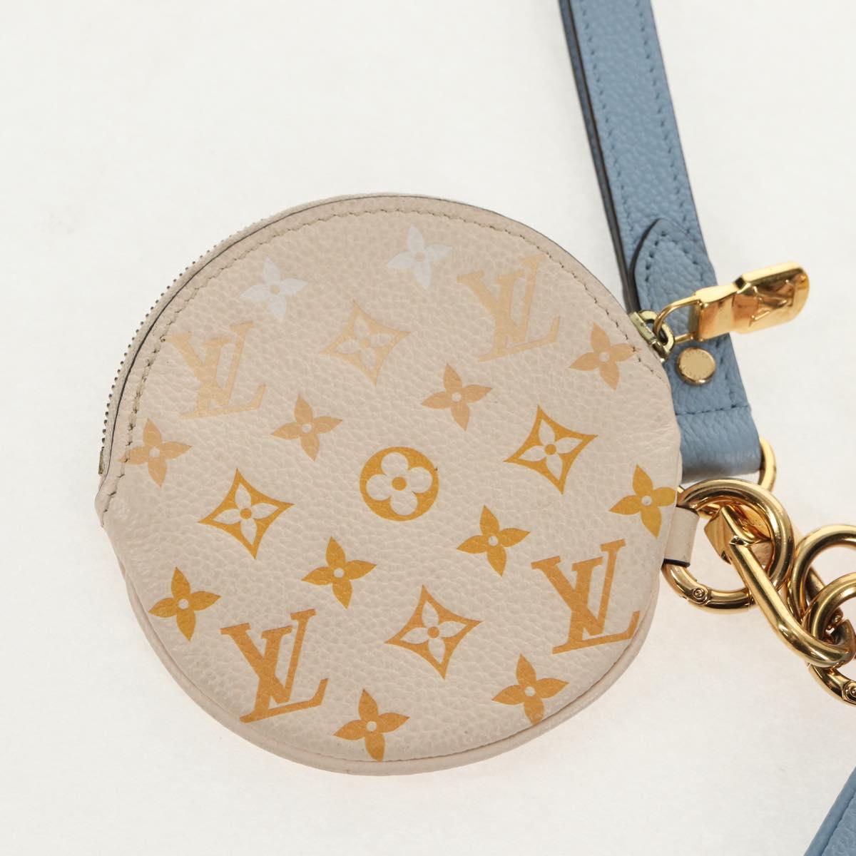 LOUIS VUITTON Monogram Empreinte Pochette Trio Pouch Pink M80407 LV Auth 144344SAM