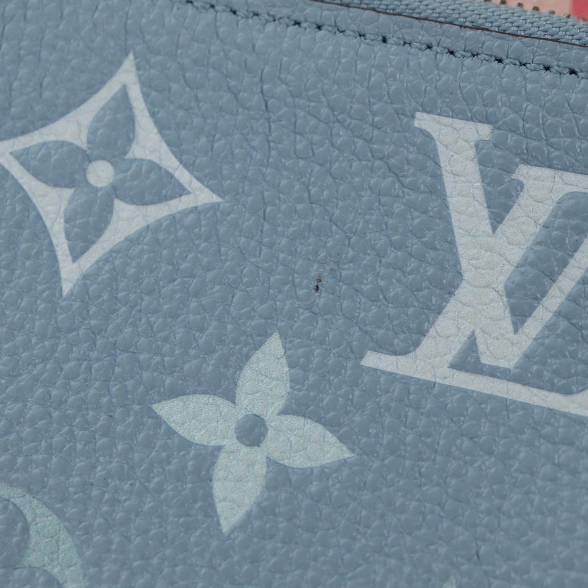 LOUIS VUITTON Monogram Empreinte Pochette Trio Pouch Pink M80407 LV Auth 144344A