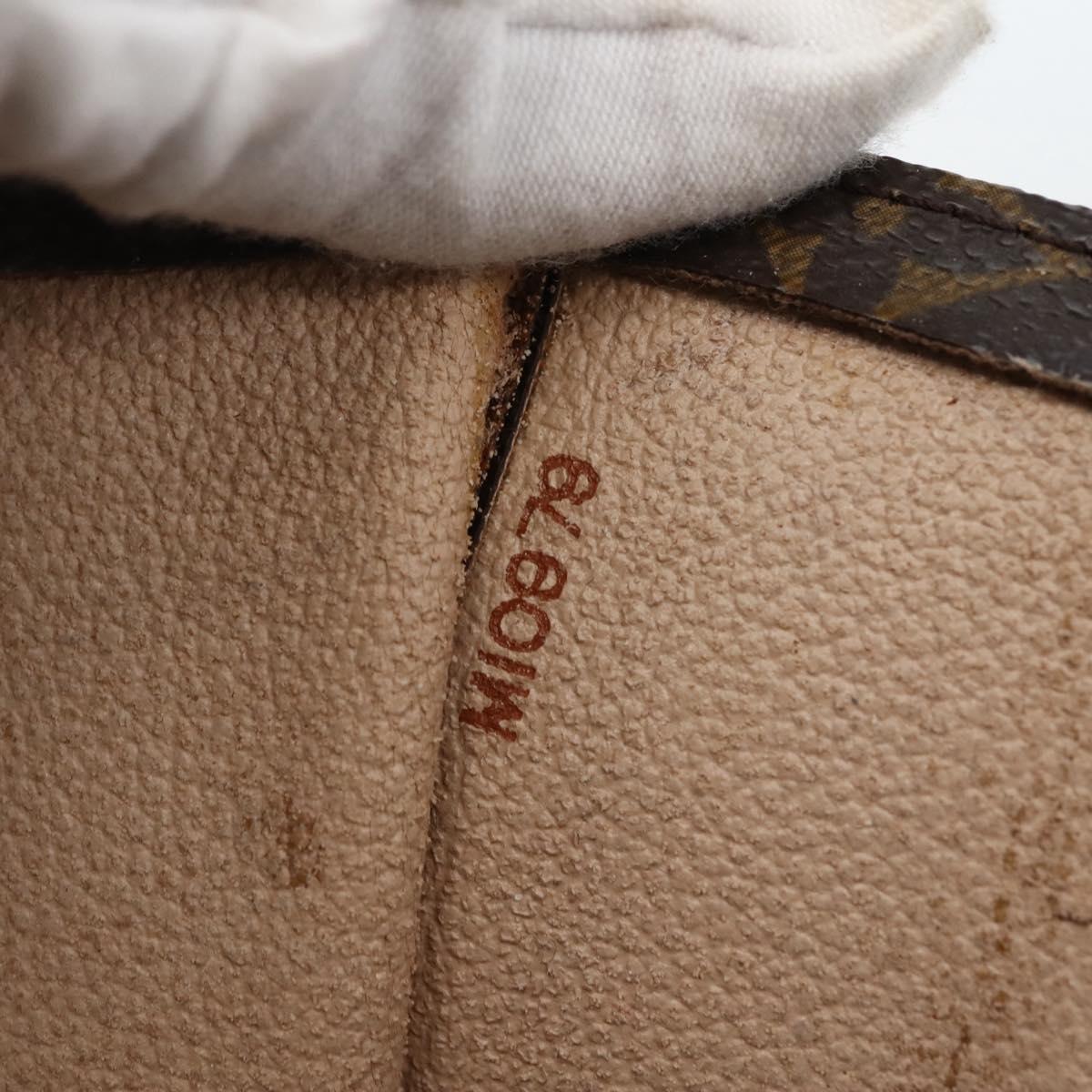 LOUIS VUITTON Monogram Sac Plat Hand Bag M51140 LV Auth 144364