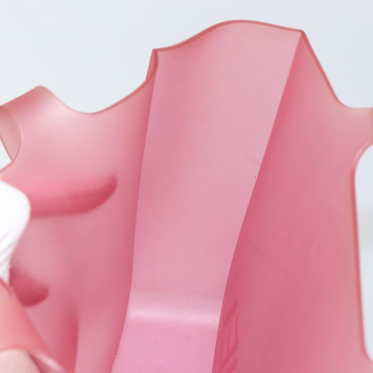 CHANEL Shoulder Bag Rubber Red CC Auth 144373