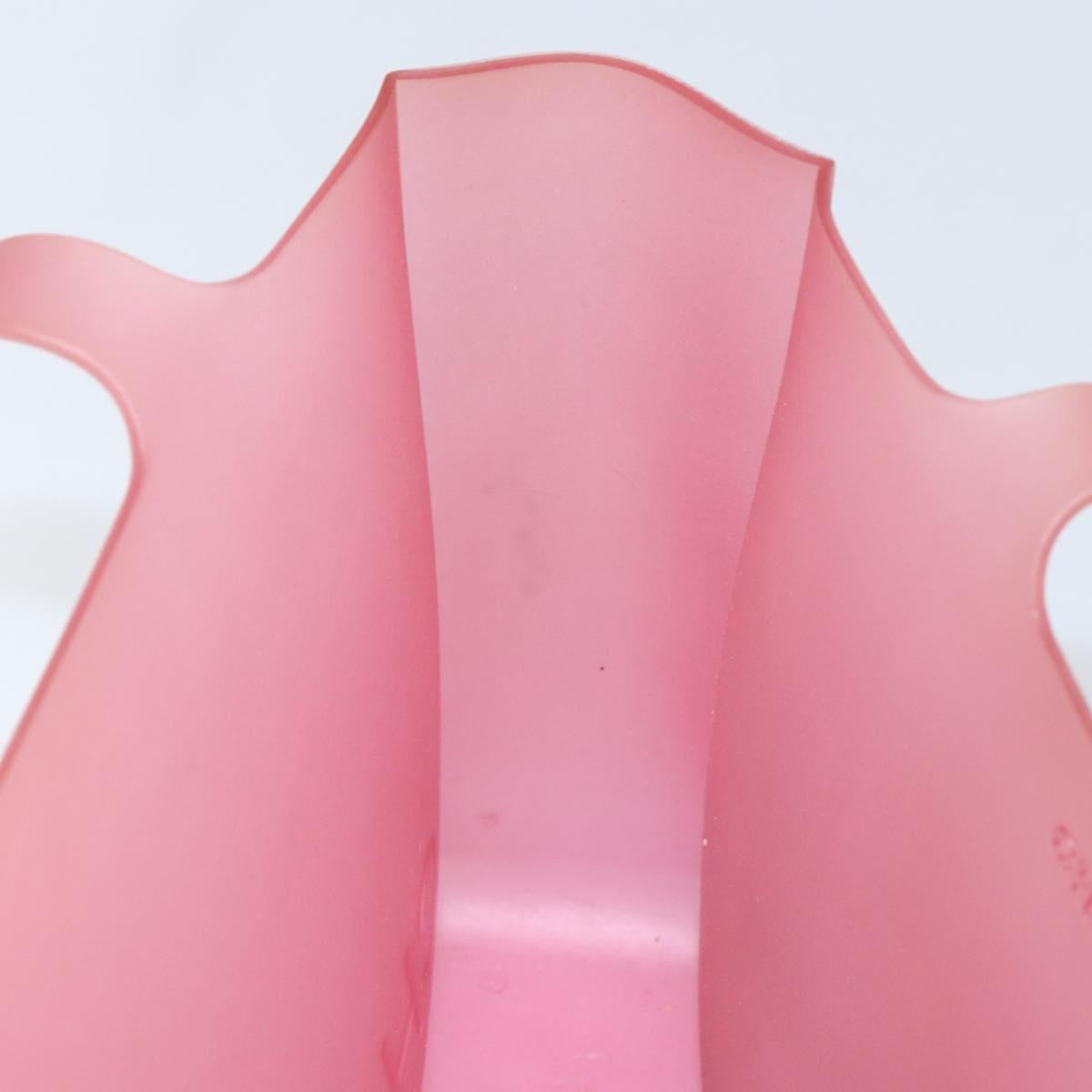 CHANEL Shoulder Bag Rubber Red CC Auth 144373