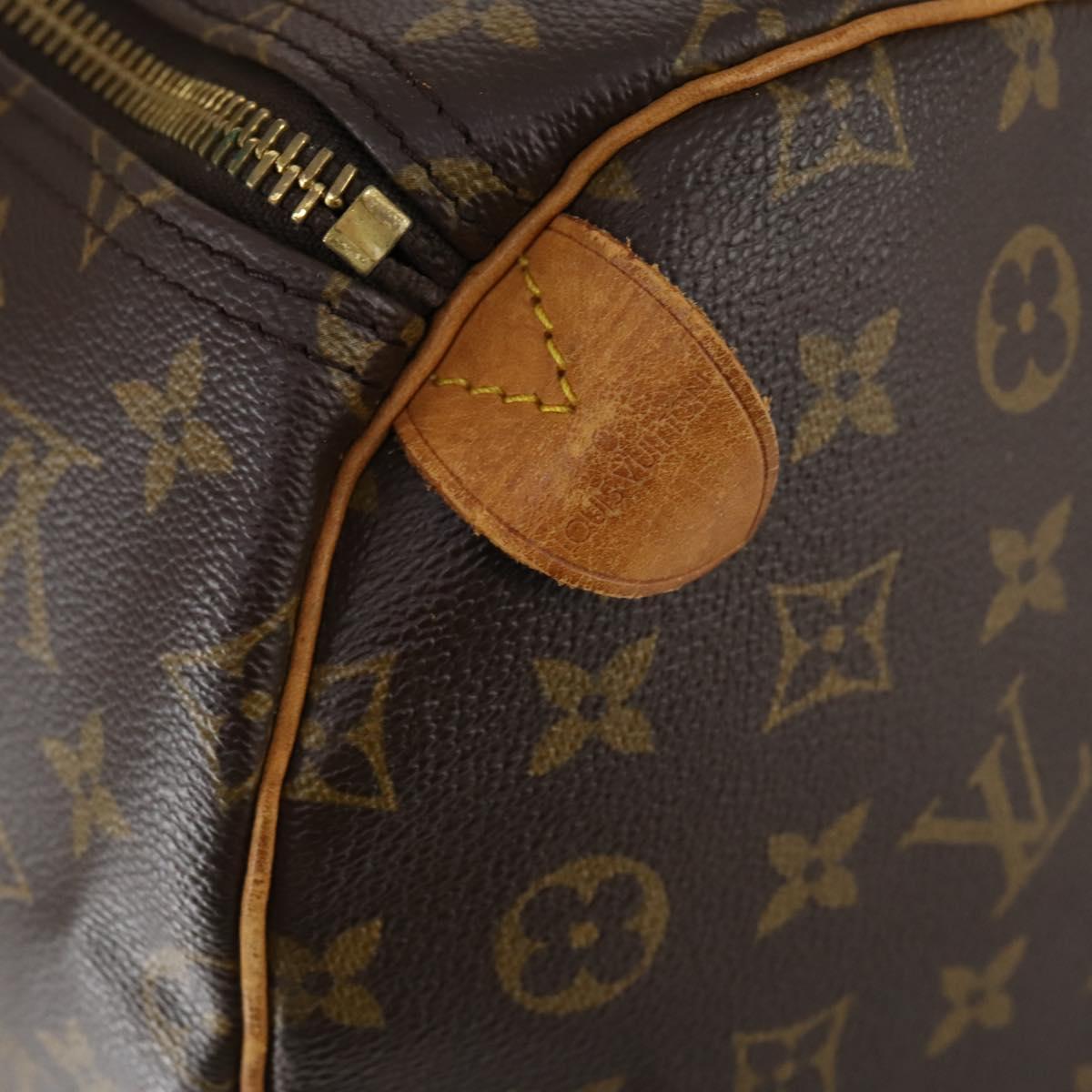 LOUIS VUITTON Monogram Keepall 55 Boston Bag M41424 LV Auth 144402