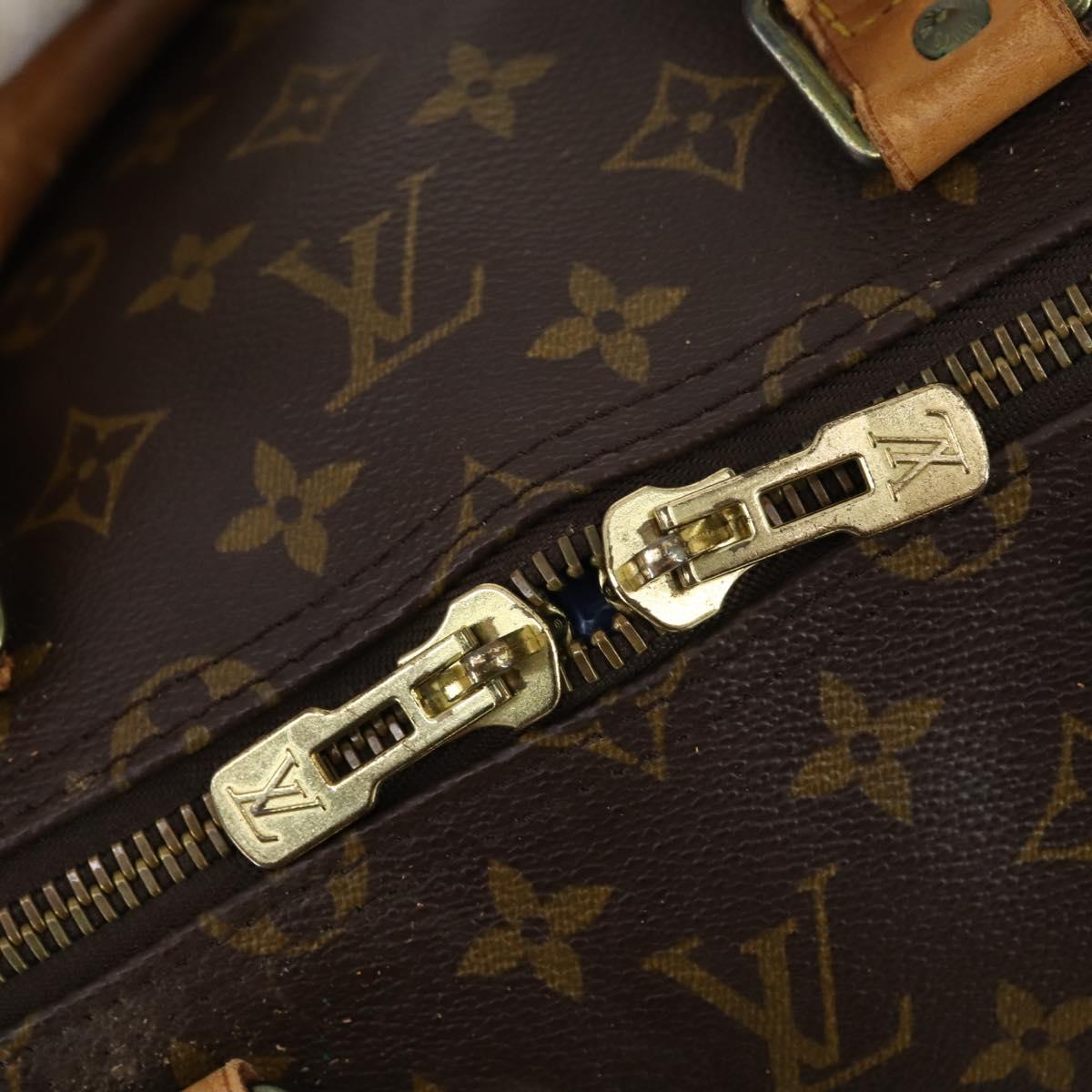 LOUIS VUITTON Monogram Keepall 55 Boston Bag M41424 LV Auth 144402