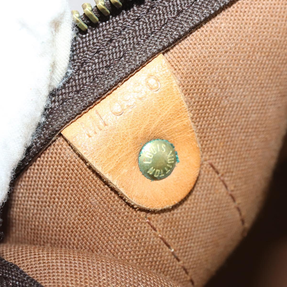 LOUIS VUITTON Monogram Keepall 55 Boston Bag M41424 LV Auth 144402