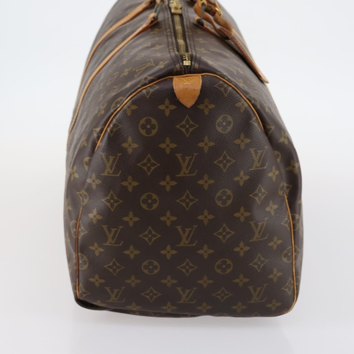 LOUIS VUITTON Monogram Keepall 55 Boston Bag M41424 LV Auth 144402