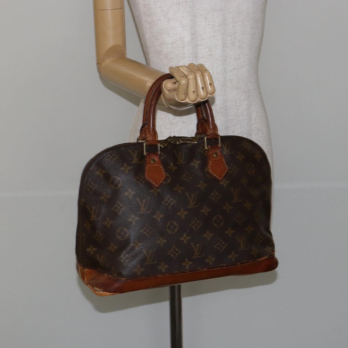 LOUIS VUITTON Monogram Alma Hand Bag M51130 LV Auth 144403