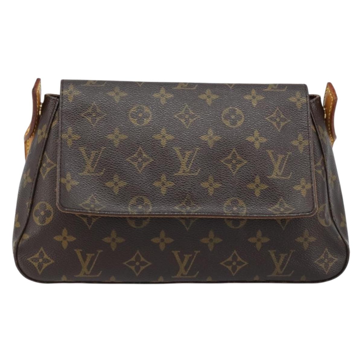 LOUIS VUITTON Monogram Mini Looping Shoulder Bag M51147 LV Auth 144404