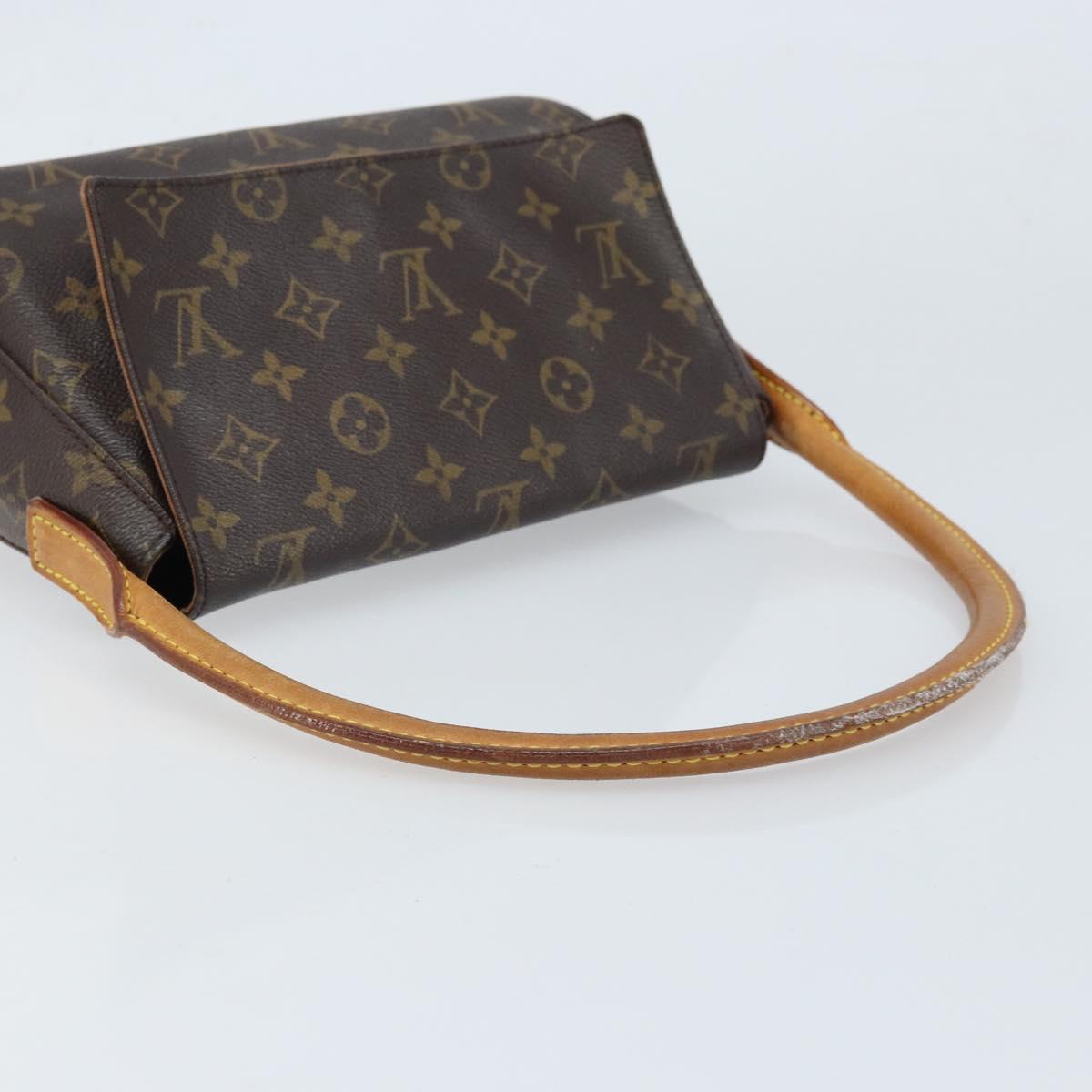 LOUIS VUITTON Monogram Mini Looping Shoulder Bag M51147 LV Auth 144404