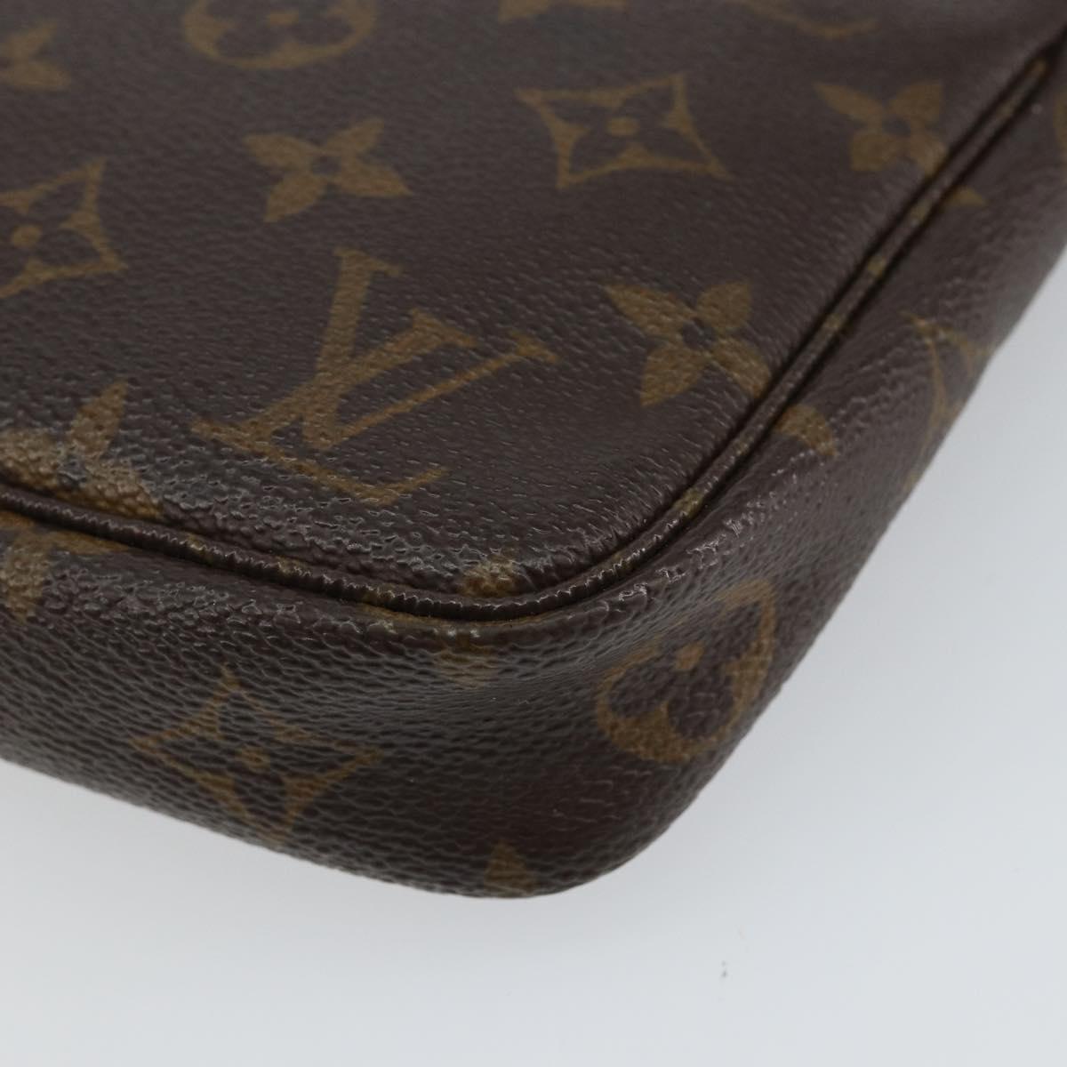 LOUIS VUITTON Monogram Pochette Accessoires Pouch M51980 LV Auth 144405