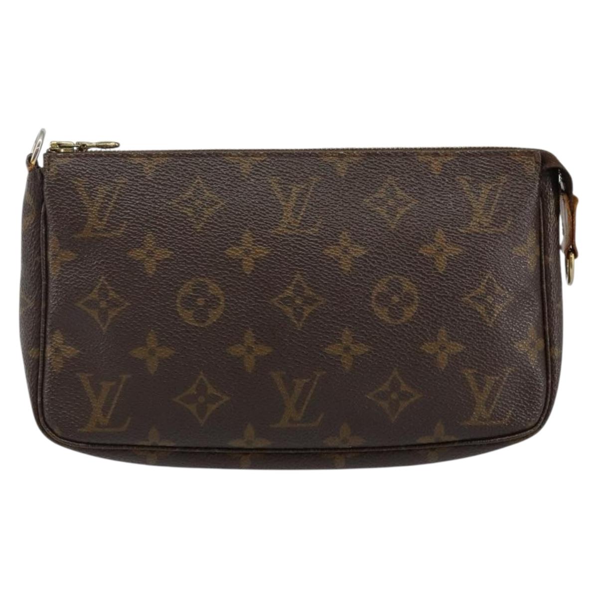 LOUIS VUITTON Monogram Pochette Accessoires Pouch M51980 LV Auth 144405
