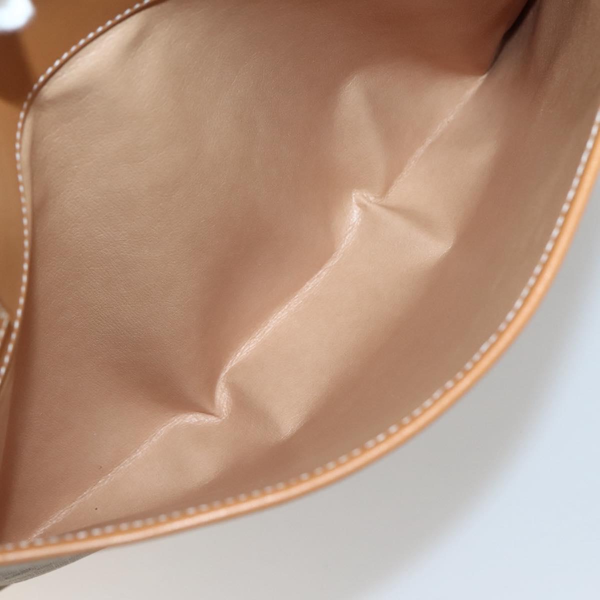 GUCCI Micro GG Supreme Tote Bag PVC Beige Gold 002 123 0135 Auth 144408