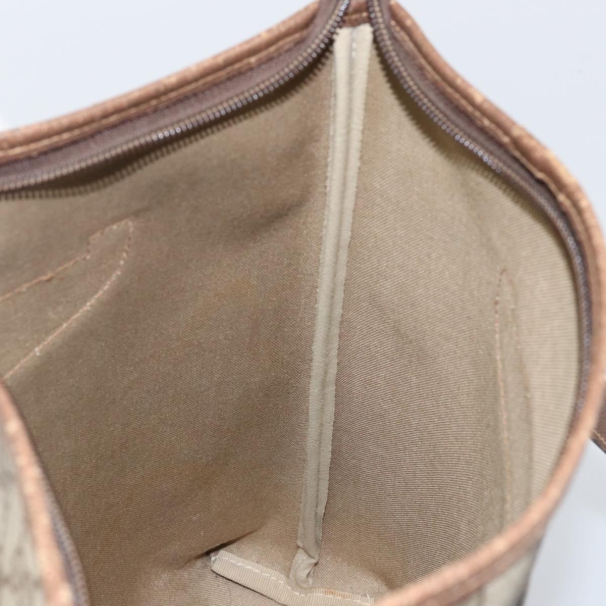GUCCI GG Supreme PVC Tote Bag Beige Gold 002 39 6130 Auth 144414