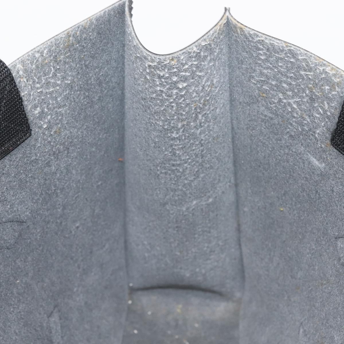 CHANEL COCO Mark Tote Bag Rubber Black CC Auth 144424