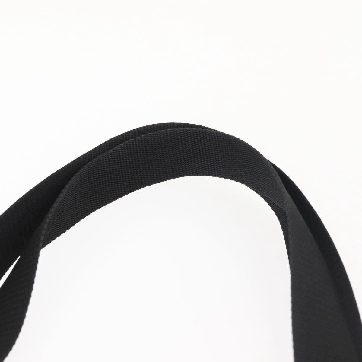 CHANEL COCO Mark Tote Bag Rubber Black CC Auth 144424