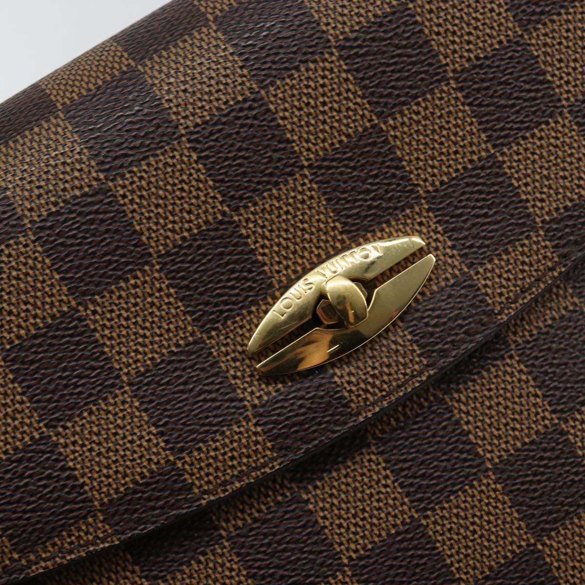 LOUIS VUITTON Damier Ebene Malesherbes Hand Bag N51379 LV Auth 144426