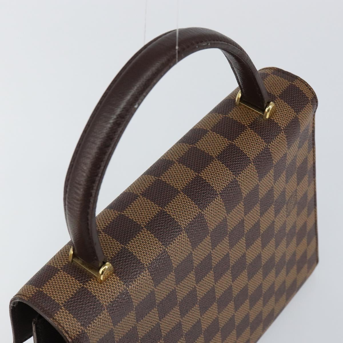 LOUIS VUITTON Damier Ebene Malesherbes Hand Bag N51379 LV Auth 144426