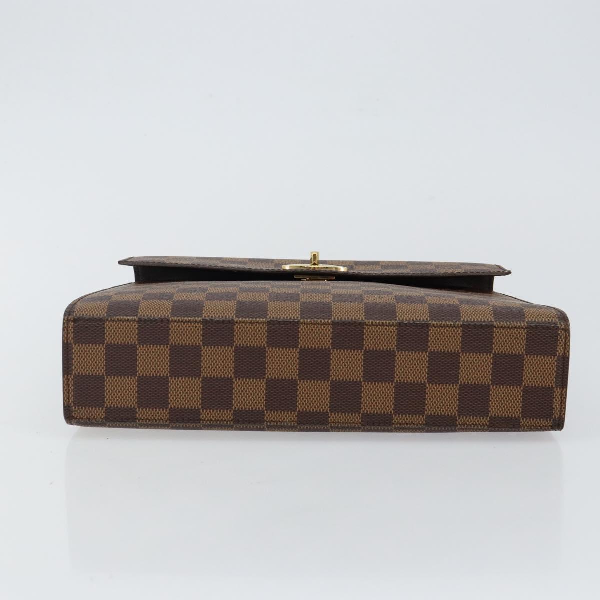 LOUIS VUITTON Damier Ebene Malesherbes Hand Bag N51379 LV Auth 144426