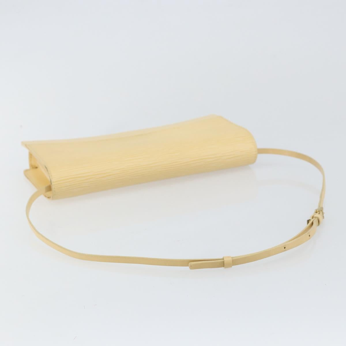 LOUIS VUITTON Epi Leather Honfleur Shoulder Bag Vanilla M5273A LV Auth 144438