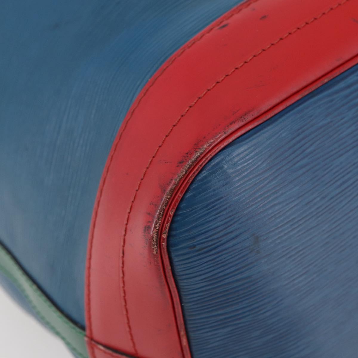 LOUIS VUITTON Epi Toriko color Noe Bag Red Blue Green M44084 LV Auth 144448