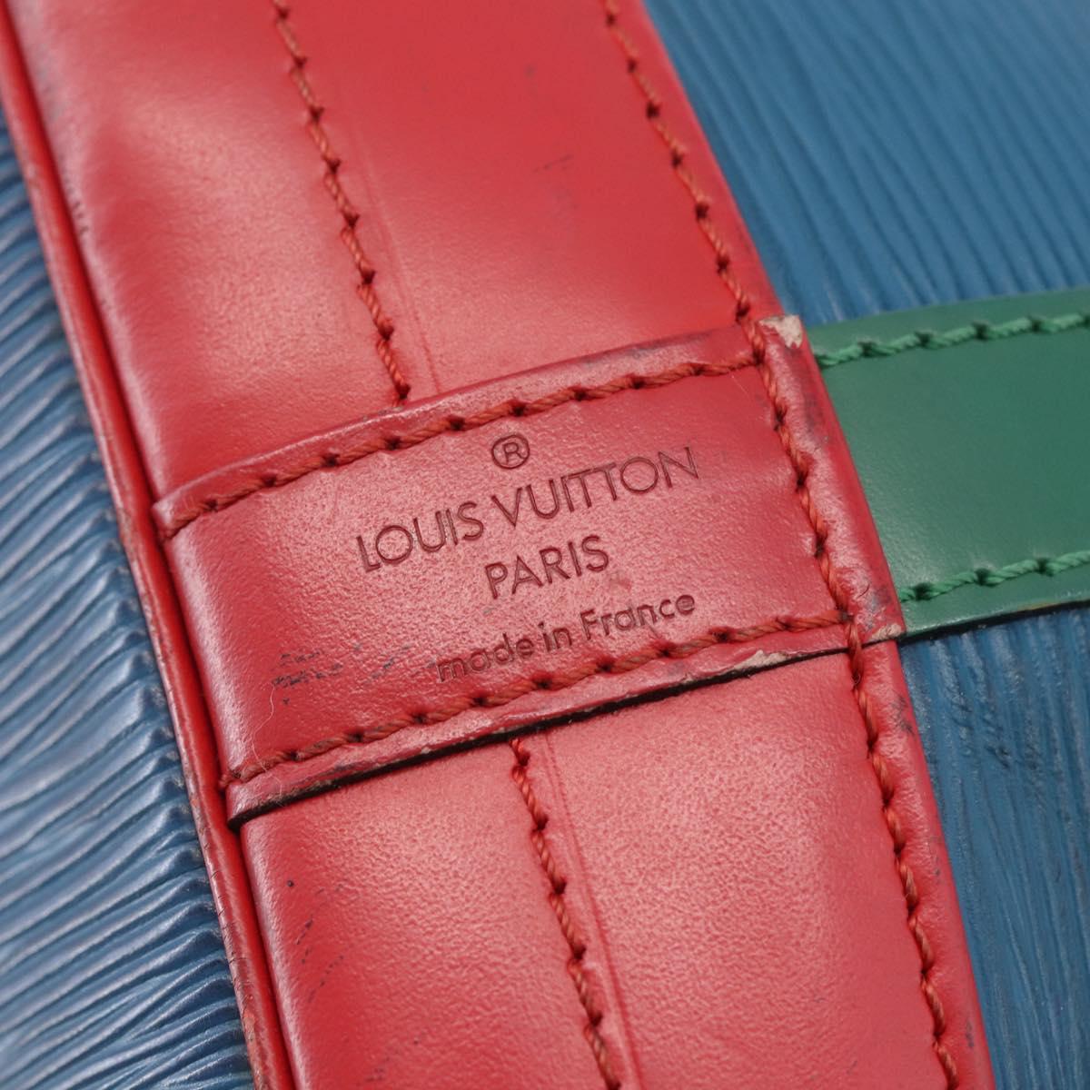LOUIS VUITTON Epi Toriko color Noe Bag Red Blue Green M44084 LV Auth 144448
