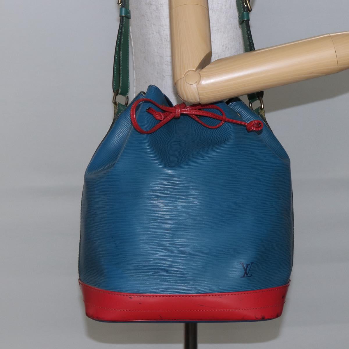LOUIS VUITTON Epi Toriko color Noe Bag Red Blue Green M44084 LV Auth 144448