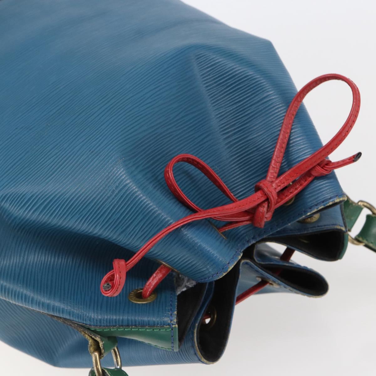 LOUIS VUITTON Epi Toriko color Noe Bag Red Blue Green M44084 LV Auth 144448