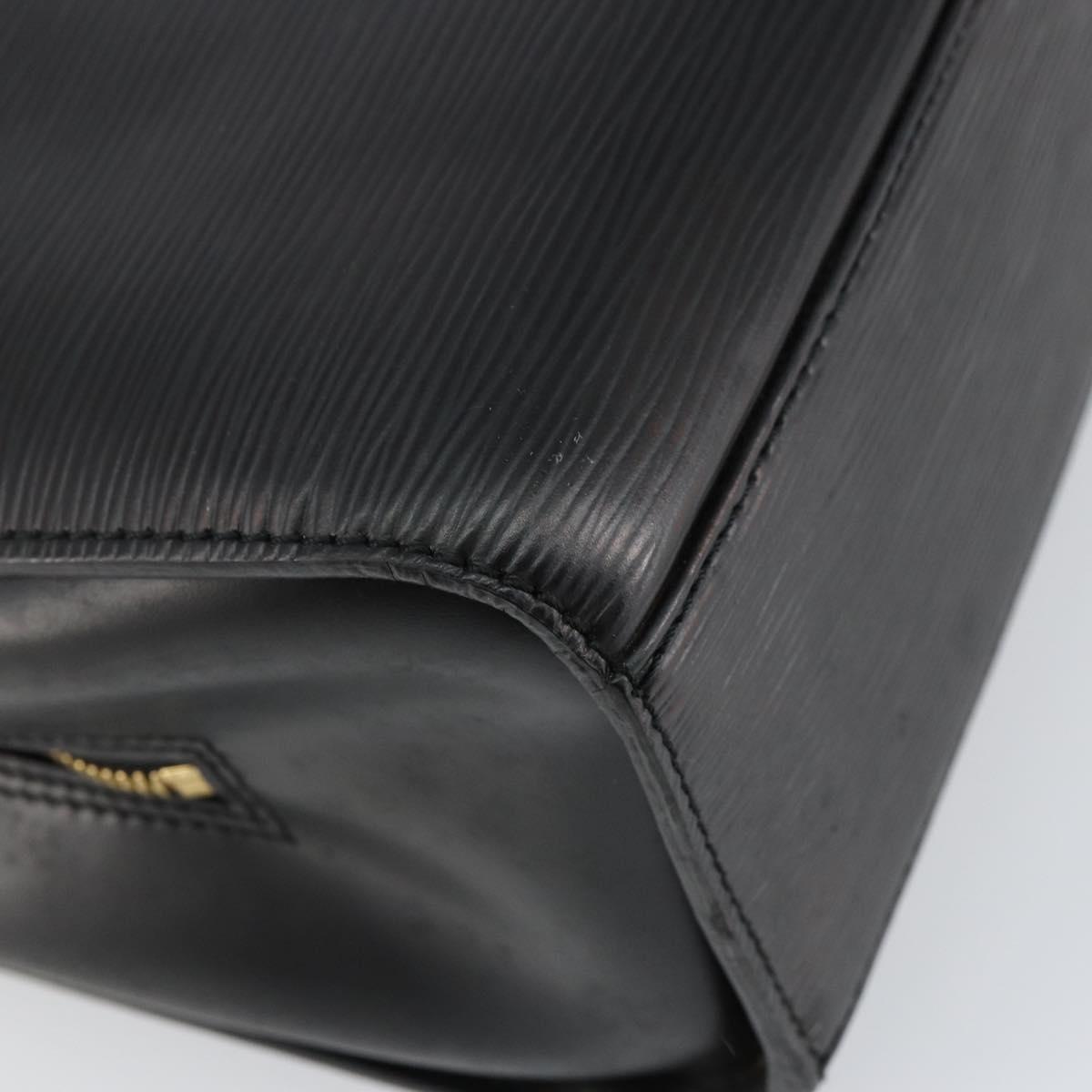 LOUIS VUITTON Epi Sorbonne Business Bag Black M54512 LV Auth 144450