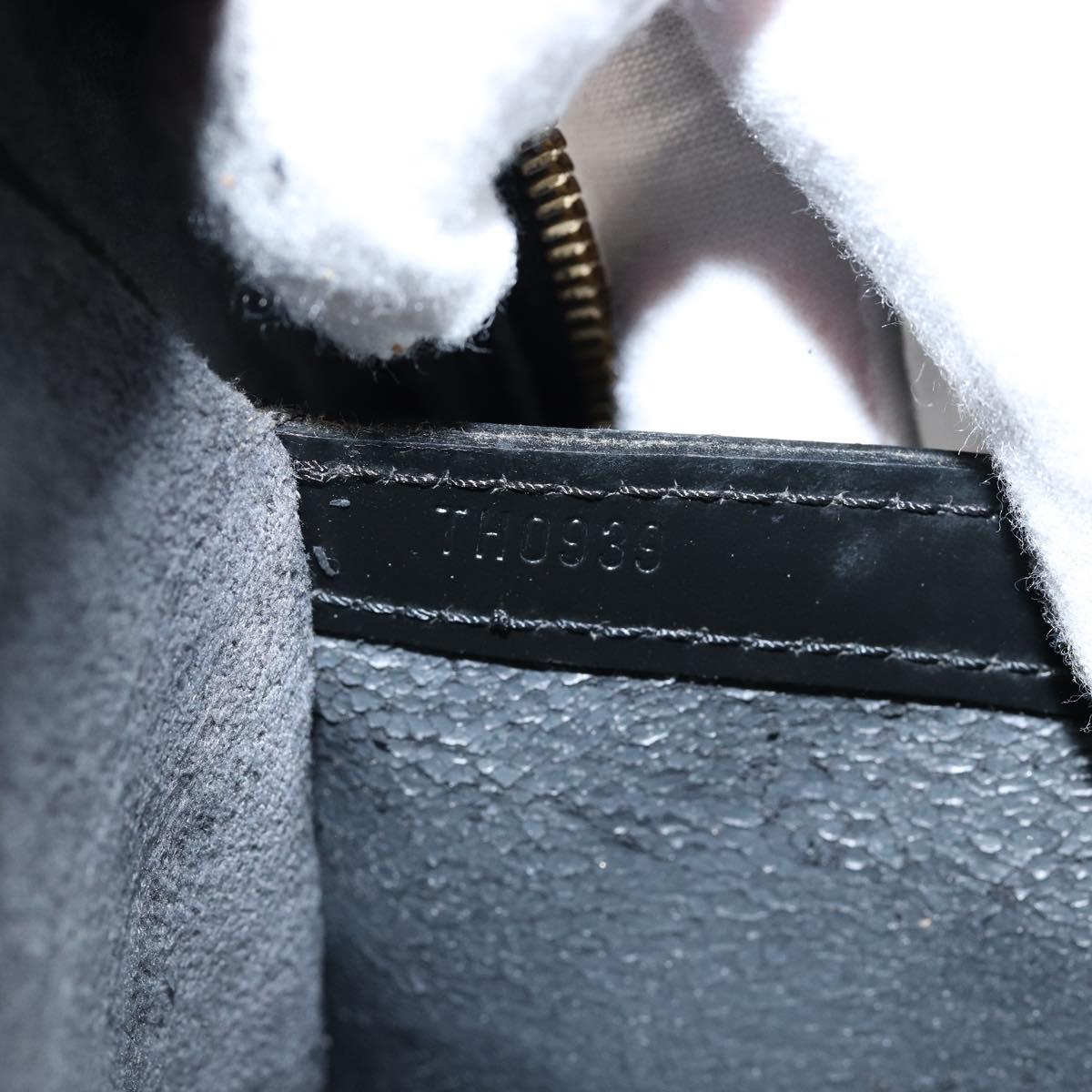 LOUIS VUITTON Epi Sorbonne Business Bag Black M54512 LV Auth 144450