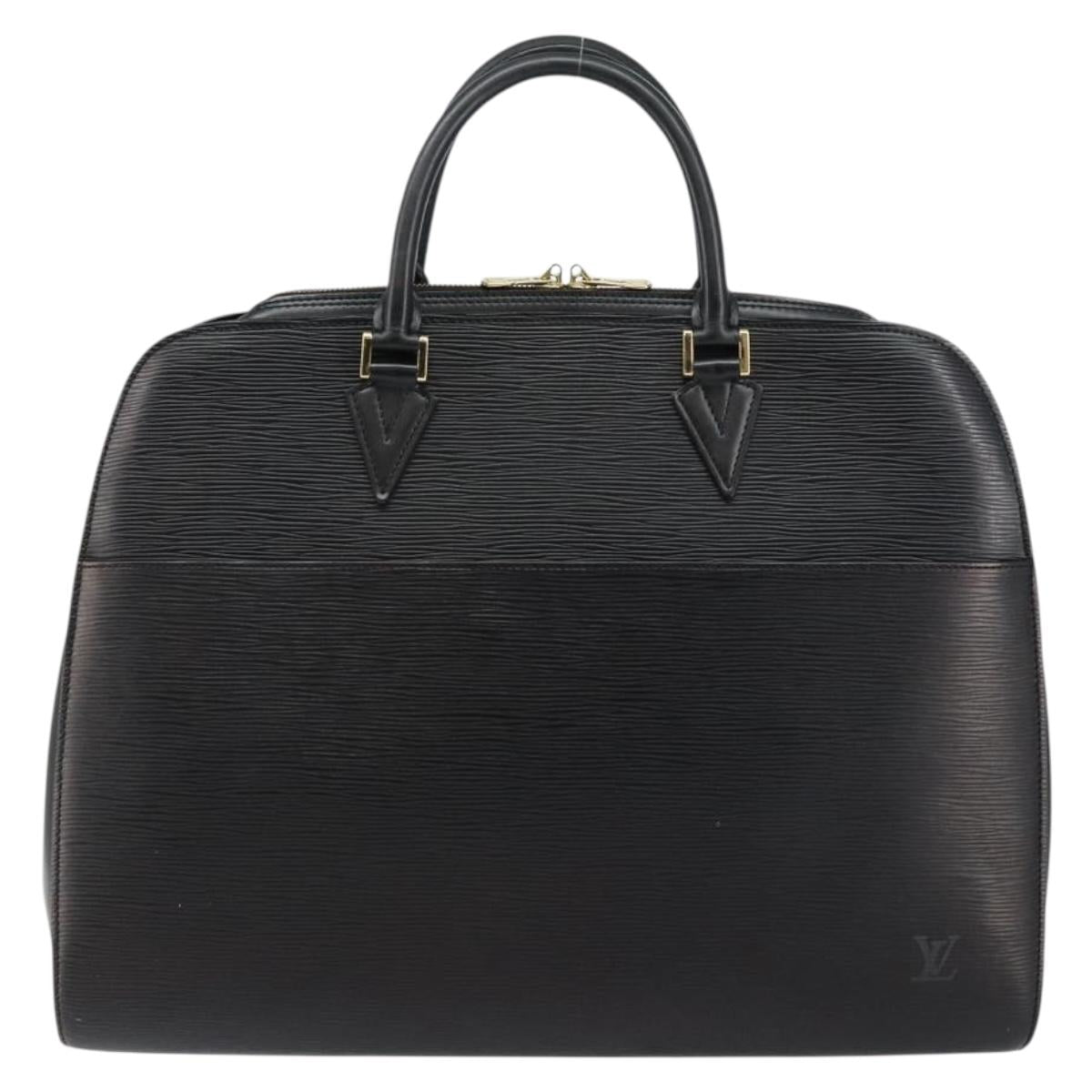 LOUIS VUITTON Epi Sorbonne Business Bag Black M54512 LV Auth 144450
