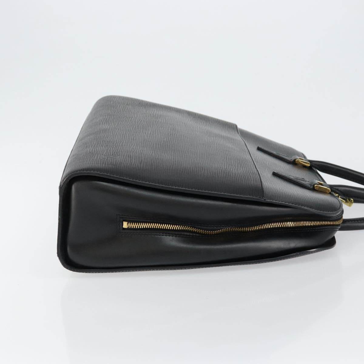 LOUIS VUITTON Epi Sorbonne Business Bag Black M54512 LV Auth 144450