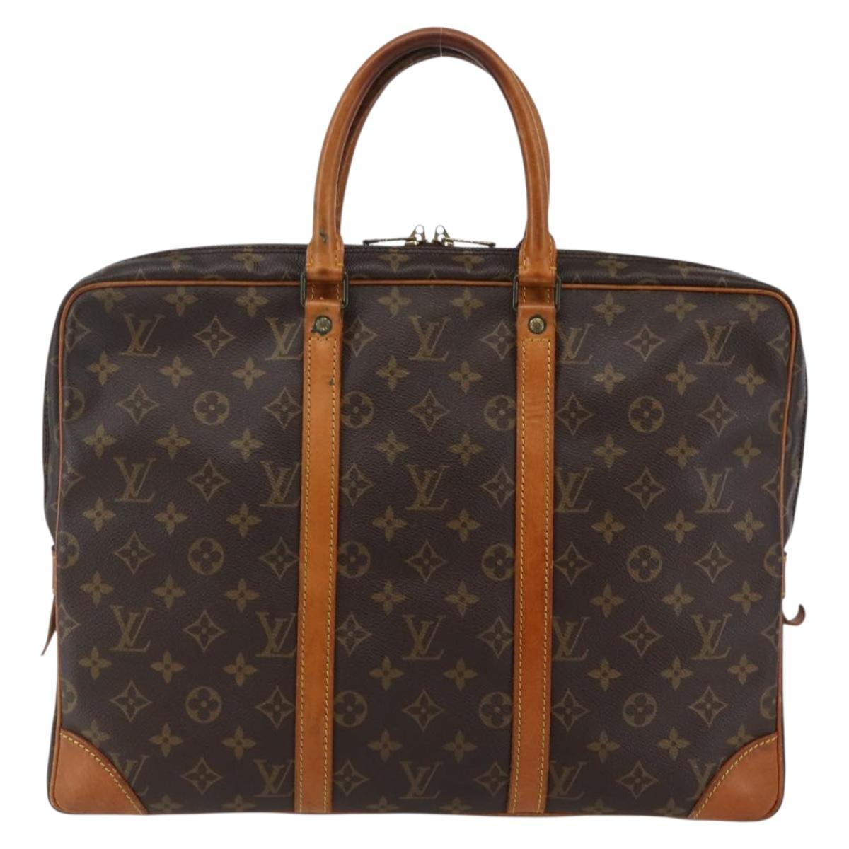 LOUIS VUITTON Monogram Porte Documents Voyage Business Bag M52005 LV Auth 144451