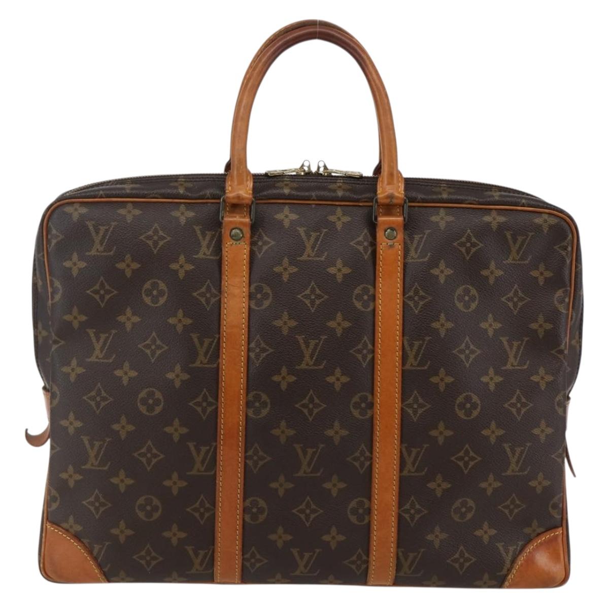 LOUIS VUITTON Monogram Porte Documents Voyage Business Bag M52005 LV Auth 144451