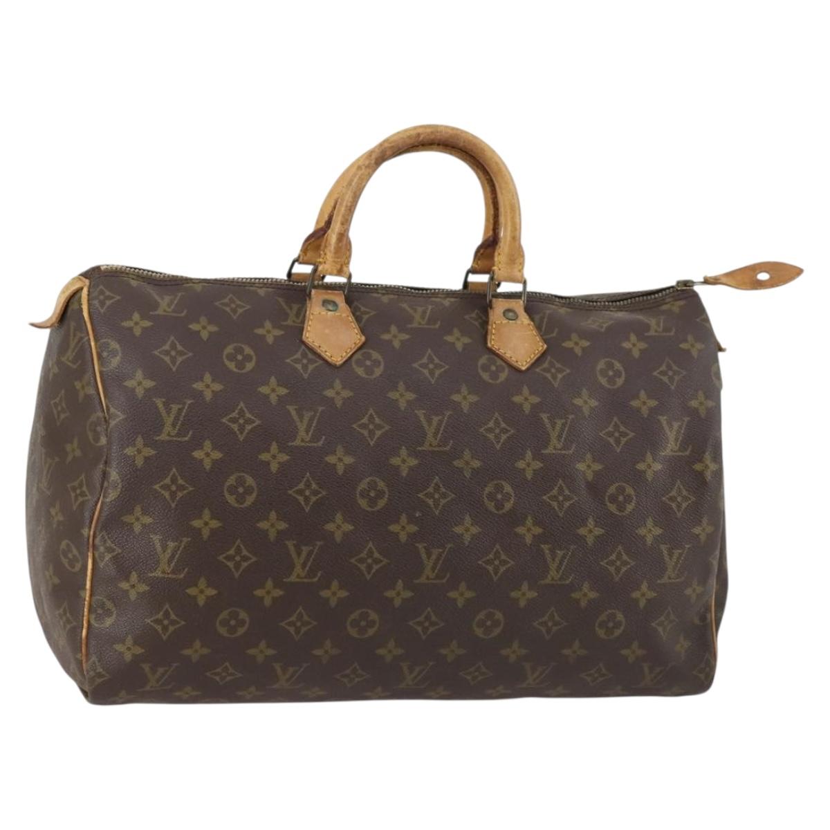 LOUIS VUITTON Monogram Speedy 40 Hand Bag M41522 LV Auth 144455