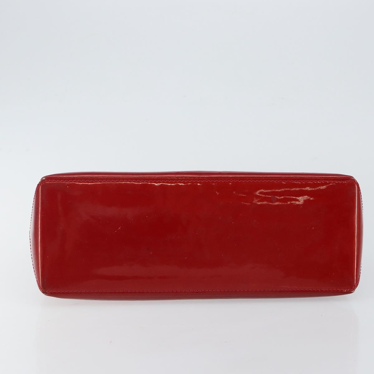 LOUIS VUITTON Monogram Vernis Wilshire PM Bag Pomme D'amour M93642 Auth 144468