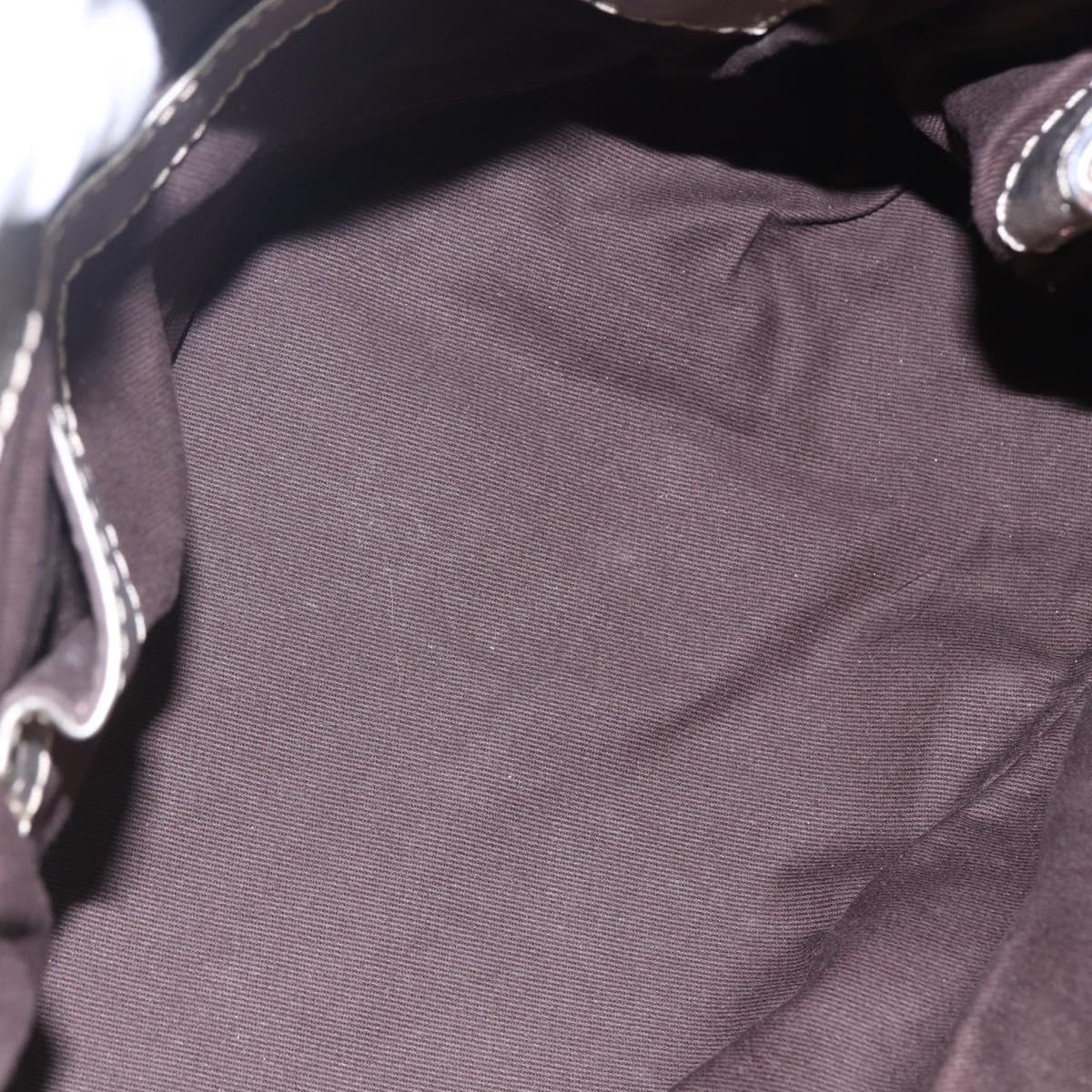 Chloe Kerala Hand Bag Leather Champagne Gold Auth 144479