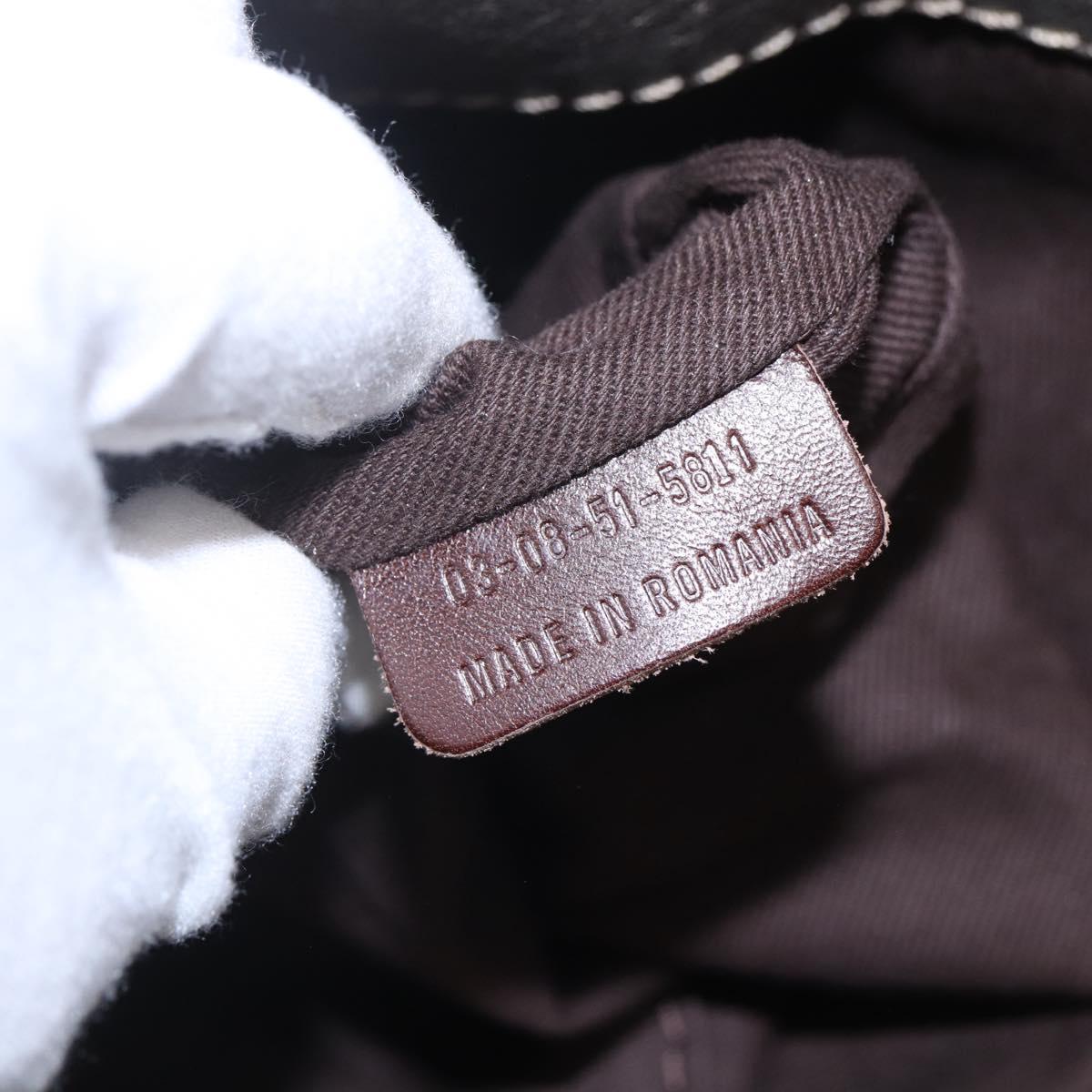 Chloe Kerala Hand Bag Leather Champagne Gold Auth 144479