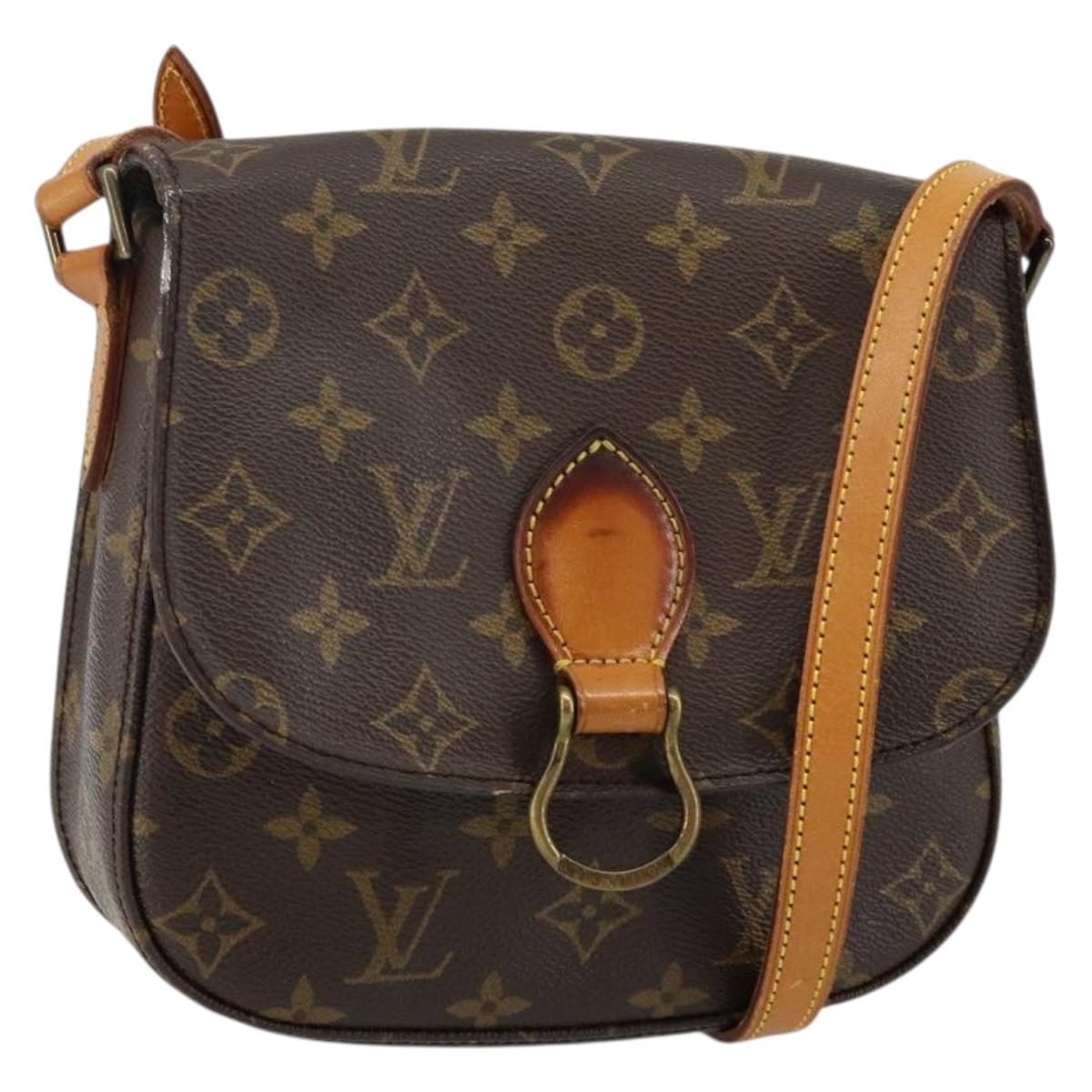 LOUIS VUITTON Monogram Saint Cloud MM Shoulder Bag M51243 LV Auth 144486