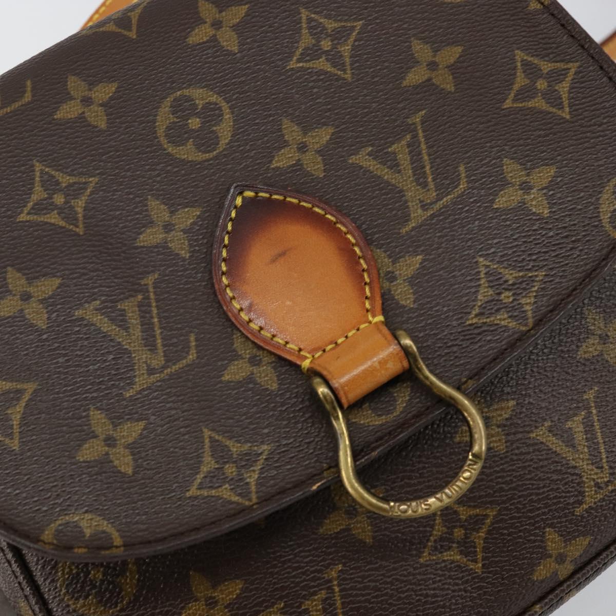 LOUIS VUITTON Monogram Saint Cloud MM Shoulder Bag M51243 LV Auth 144486