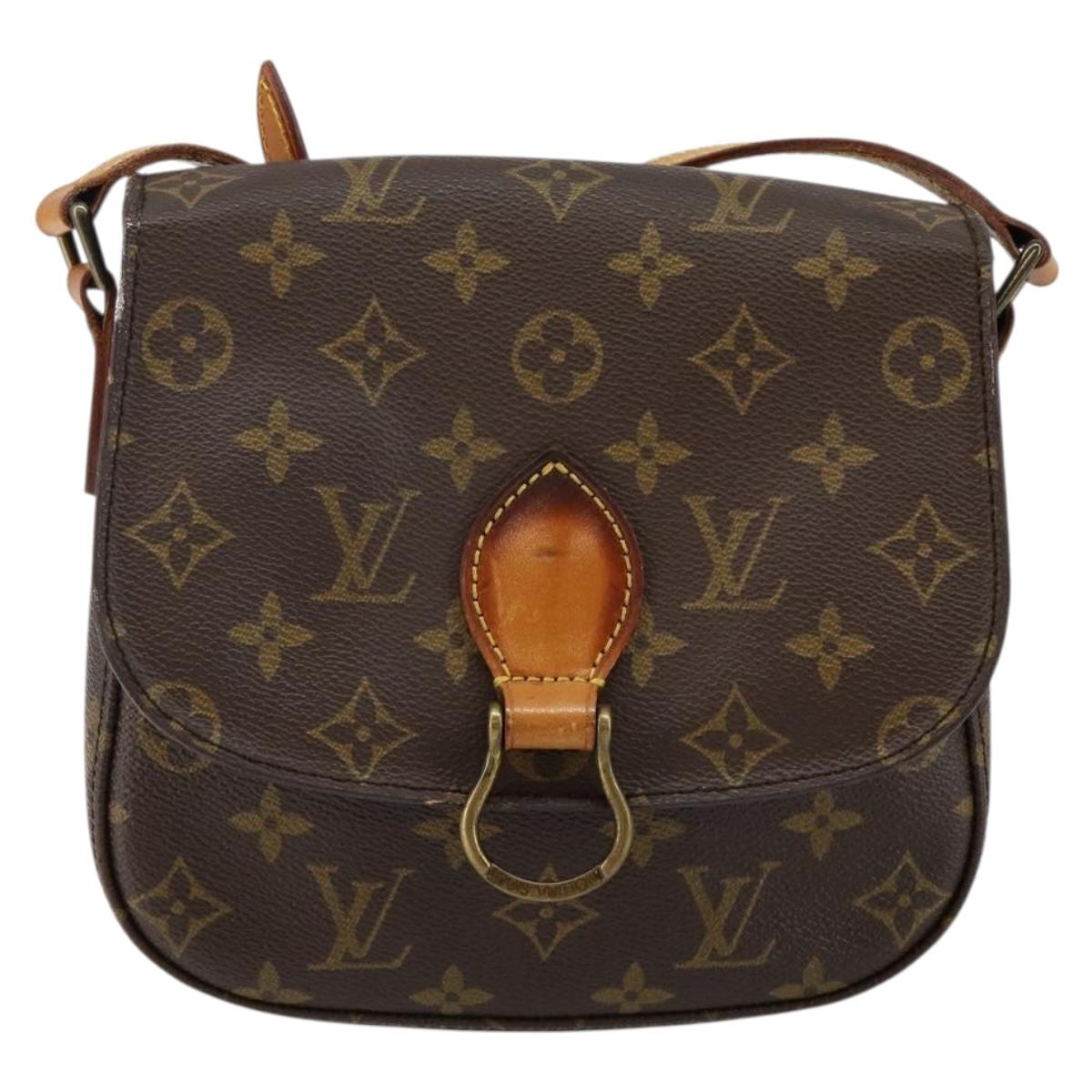 LOUIS VUITTON Monogram Saint Cloud MM Shoulder Bag M51243 LV Auth 144486